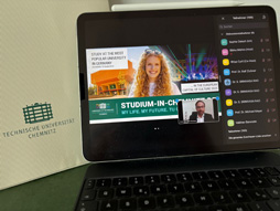 Eindruck von der Online-Informationsveranstaltung mit dem Saxon Science Liaison Office